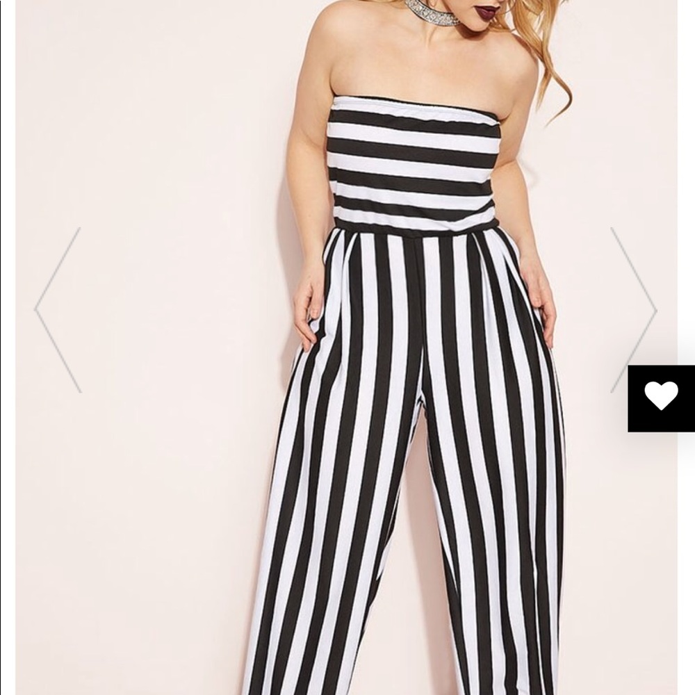 Rebdoll Black & White Jumpsuit